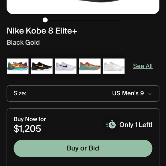 Poizon Verified: Nike Kobe Elite+ Black/Gold main image 5